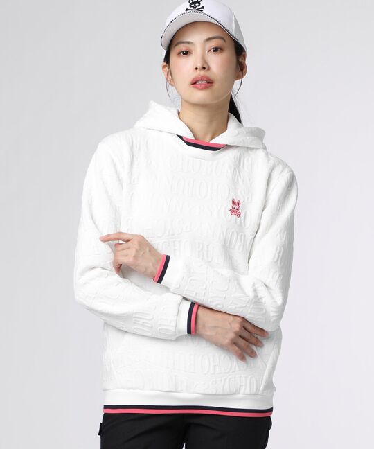 [GOLF][WOMEN]フォントジャガード パーカ