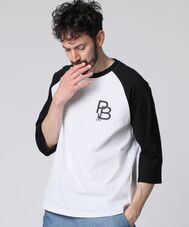 ラグランスリーブ 7分袖Tシャツ