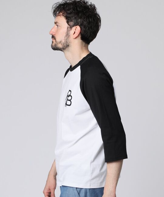 ラグランスリーブ 7分袖Tシャツ