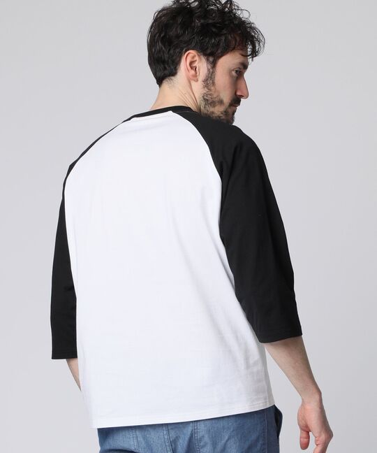 ラグランスリーブ 7分袖Tシャツ