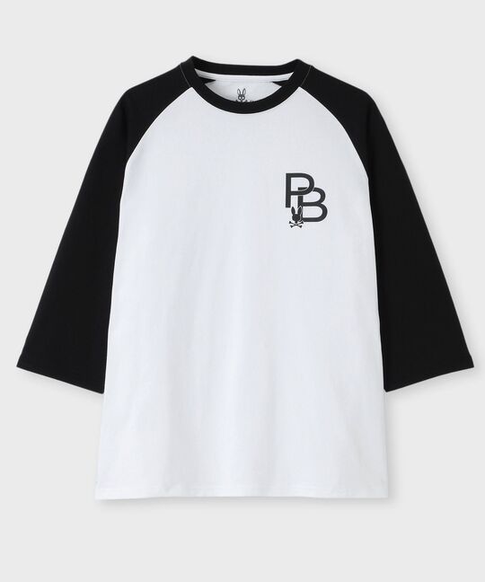 ラグランスリーブ 7分袖Tシャツ