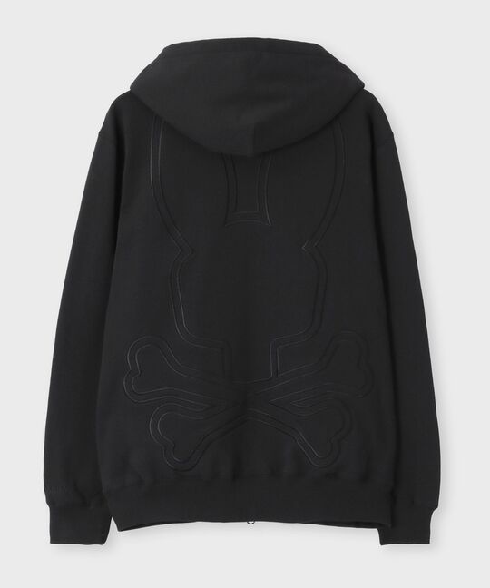 ビッグシルエットロゴ ジップパーカ