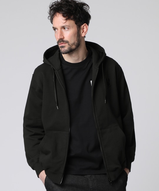 ビッグシルエットロゴ ジップパーカ