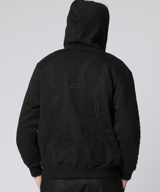 ビッグシルエットロゴ ジップパーカ