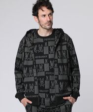 ジャガードセットアップ ジップパーカ