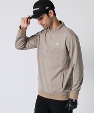 [GOLF]裏起毛 エンボスロゴ モックネック スウェット