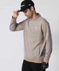 [GOLF]裏起毛 エンボスロゴ モックネック スウェット