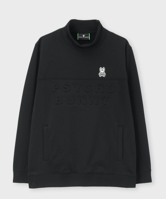 [GOLF]裏起毛 エンボスロゴ モックネック スウェット