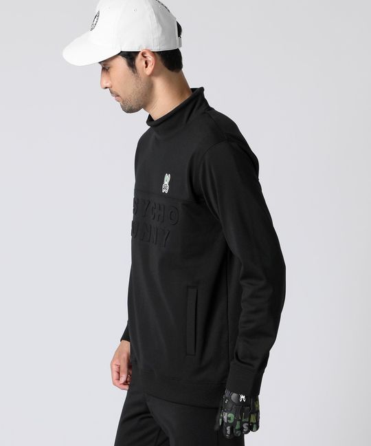 [GOLF]裏起毛 エンボスロゴ モックネック スウェット