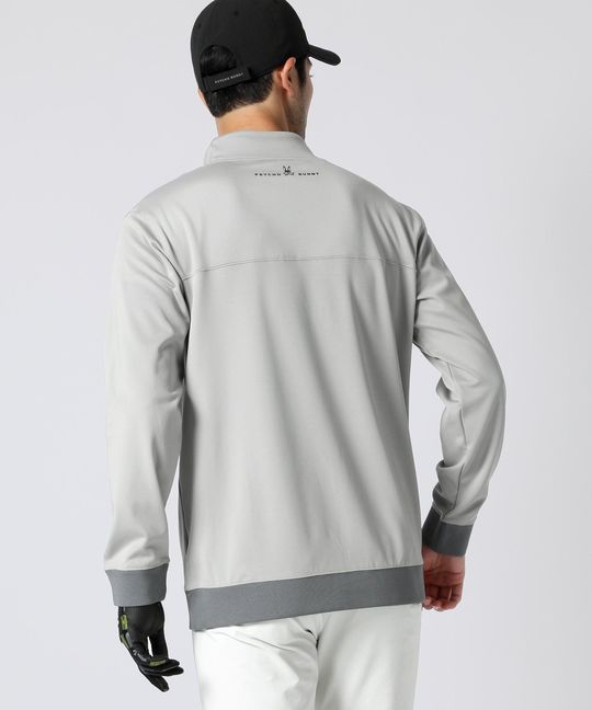 [GOLF]裏起毛 エンボスロゴ モックネック スウェット