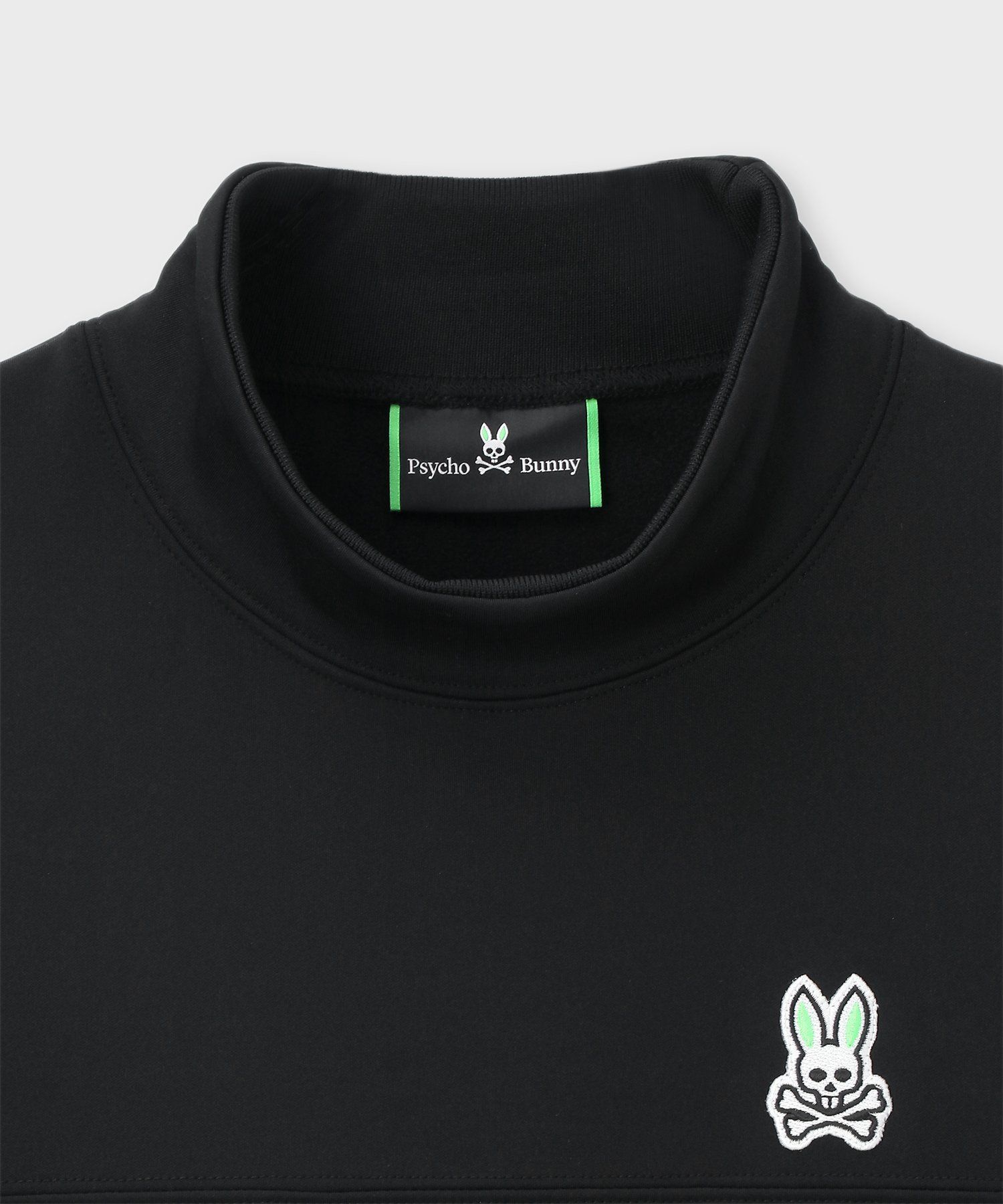 GOLF]裏起毛 エンボスロゴ モックネック スウェット｜Psycho Bunny