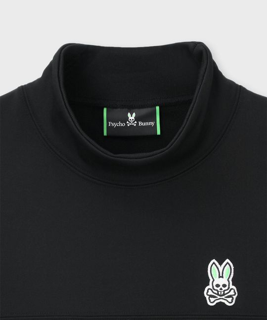 [GOLF]裏起毛 エンボスロゴ モックネック スウェット