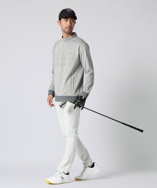 [GOLF]裏起毛 エンボスロゴ モックネック スウェット