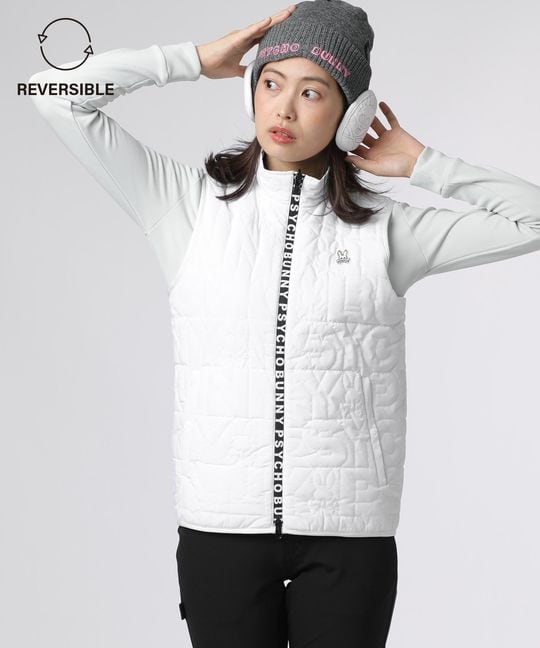 [GOLF][WOMEN]ストレッチタフタ リバーシブル ベスト