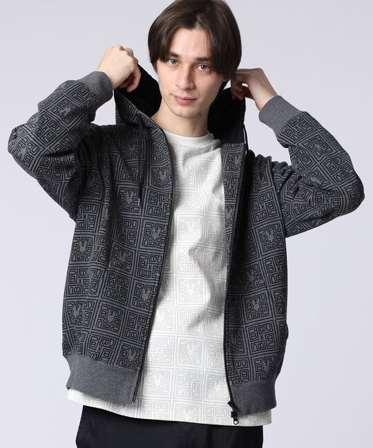 ジオメトリックPBモノグラムパーカ