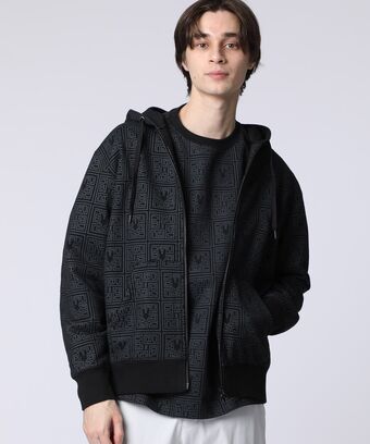 ジオメトリックPBモノグラムパーカ