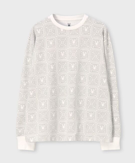 ジオメトリックPBモノグラム ロングスリーブTシャツ