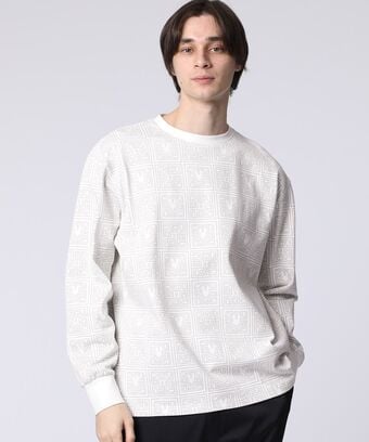 ジオメトリックPBモノグラム 　ロングスリーブTシャツ