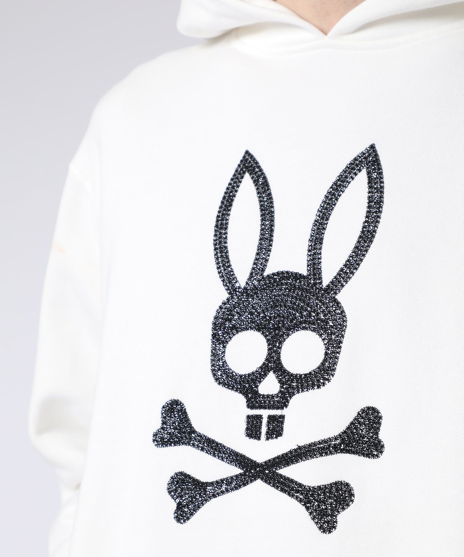 サイコバニー ストレッチブルゾン ウィンドブレーカー XL ホワイト タグ付 Psycho Bunny（サイコバニー） ブルゾン アウター 「GOLF」ストレッチ