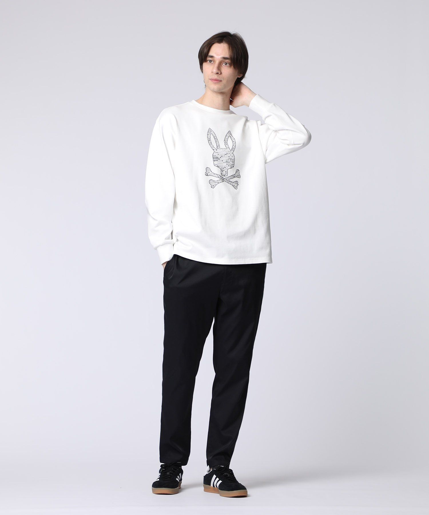 スタッズバニーロングスリーブTシャツ｜Psycho Bunny｜サイコバニー