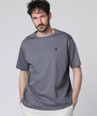 [限定店舗]シルケットスムース クルーネック 　Tシャツ