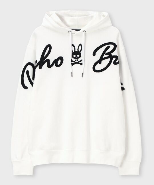 サガラ刺繍 クロスオーバーロゴパーカ