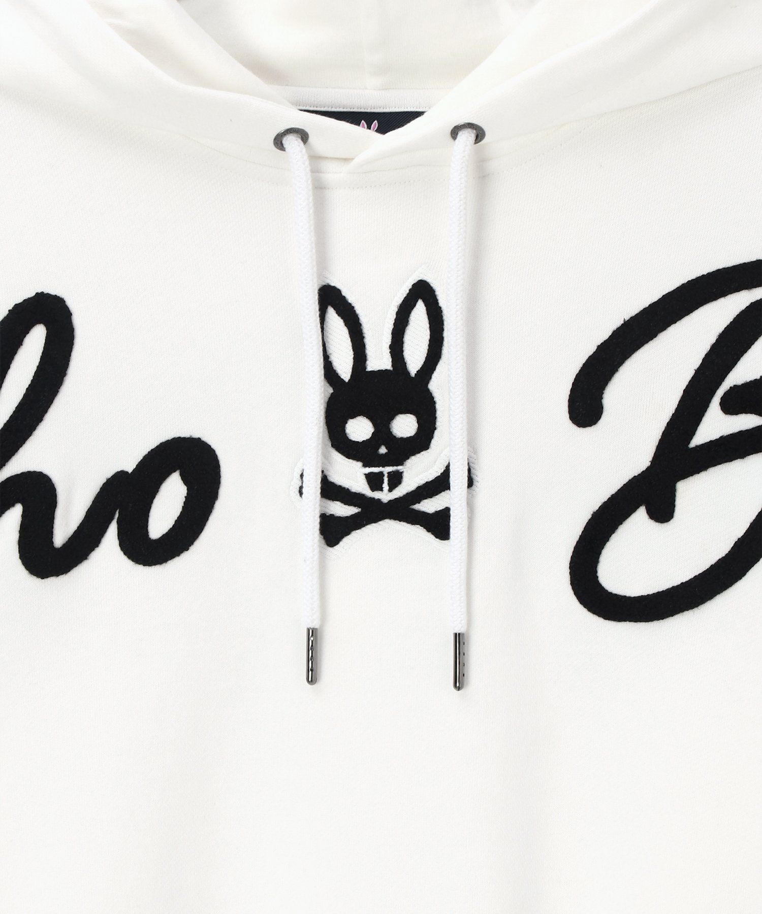 サイコバニー・サガラ刺繍 クロスオーバーロゴパーカ XLサイズ サガラ刺繍 クロスオーバーロゴパーカ｜Psycho Bunny｜サイコバニー