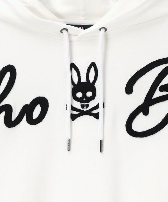 サガラ刺繍 クロスオーバーロゴパーカ