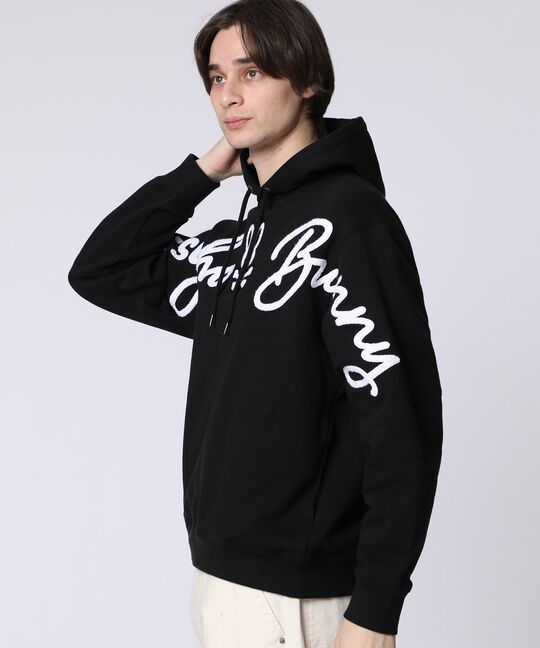 サガラ刺繍 クロスオーバーロゴパーカ