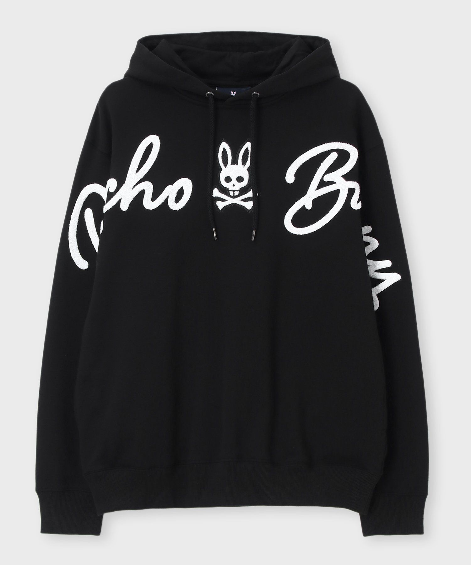 サイコバニー・サガラ刺繍 クロスオーバーロゴパーカ XLサイズ サガラ刺繍 クロスオーバーロゴパーカ｜Psycho Bunny｜サイコバニー