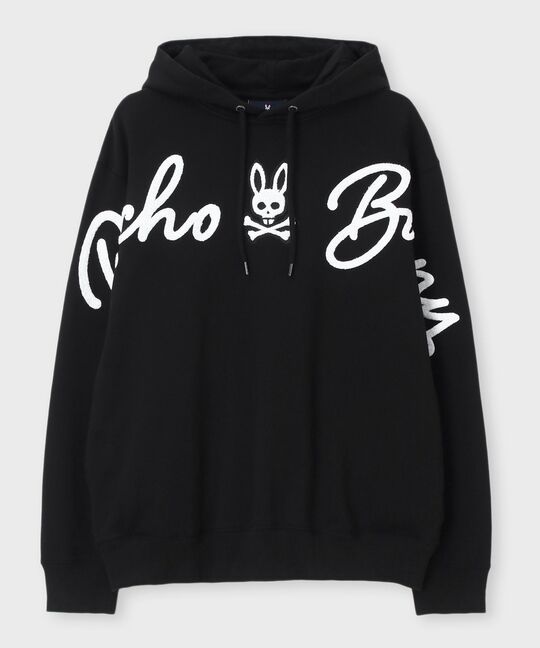 サガラ刺繍 クロスオーバーロゴパーカ