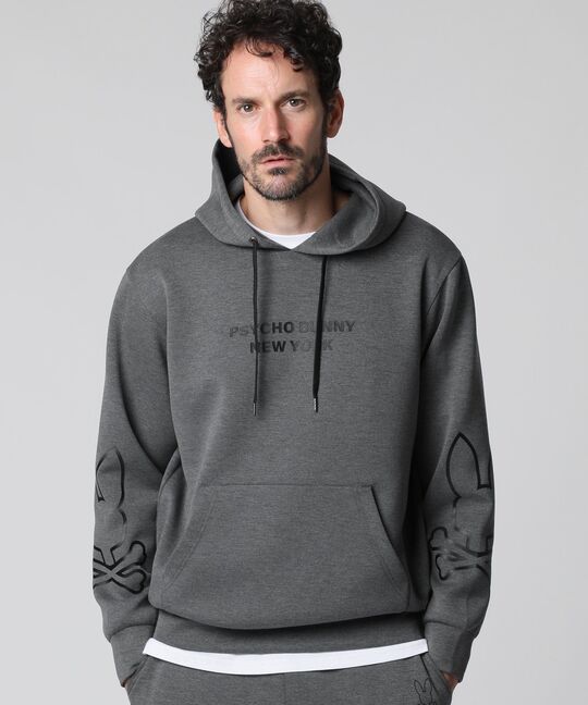 [WEB限定]スリーブアウトラインロゴ  ダンボール パーカ