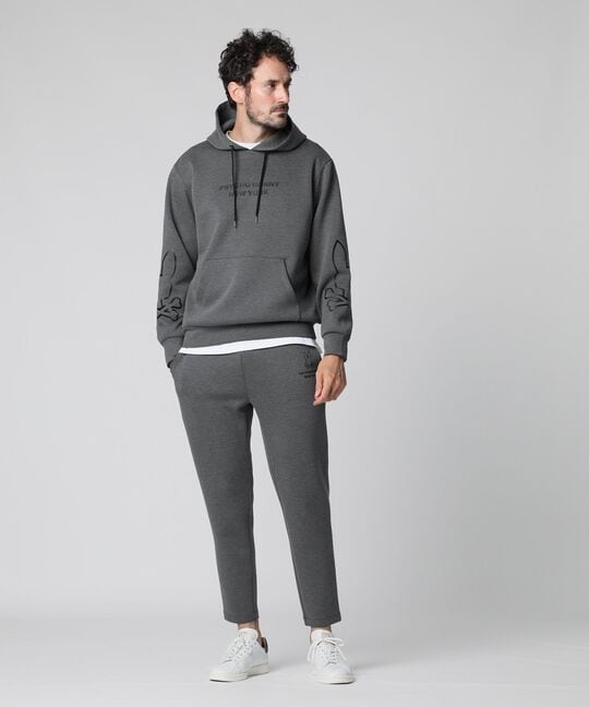 [WEB限定]スリーブアウトラインロゴ  ダンボール パーカ