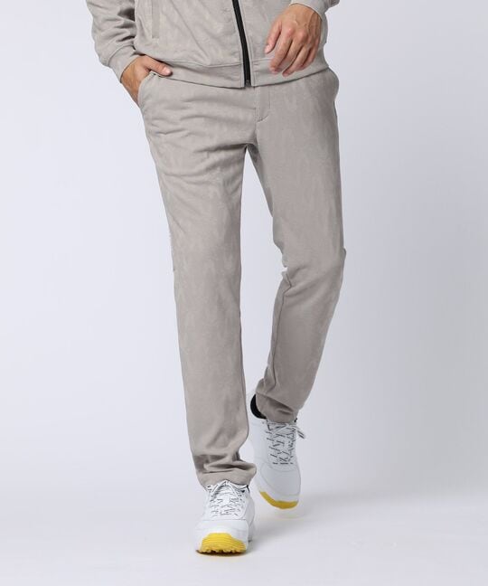 [GOLF]異素材切替 シルエットバニージャガードパンツ