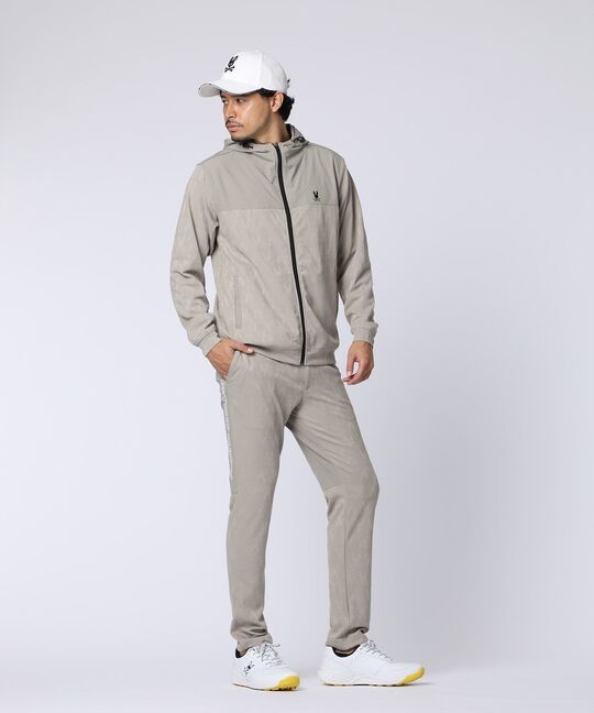 [GOLF]異素材切替 シルエットバニージャガードパンツ