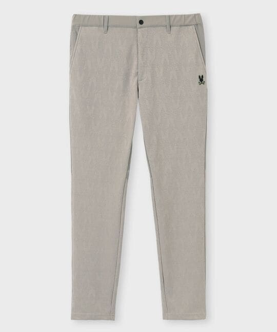 [GOLF]異素材切替 シルエットバニージャガードパンツ