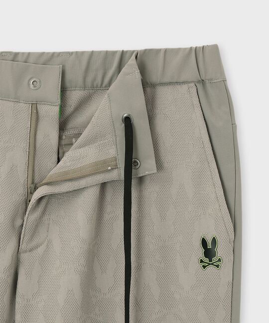 [GOLF]異素材切替 シルエットバニージャガードパンツ