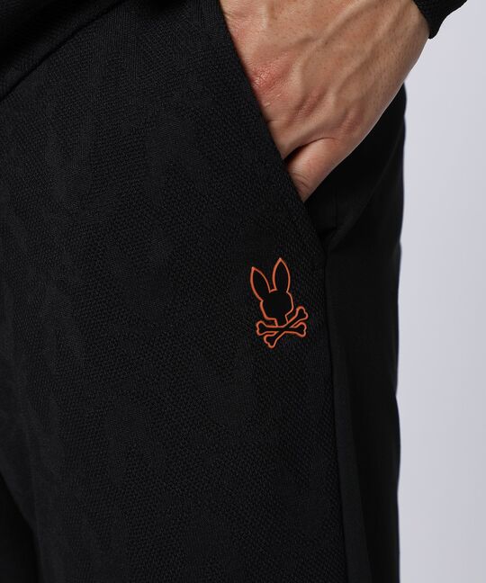 [GOLF]異素材切替 シルエットバニージャガードパンツ