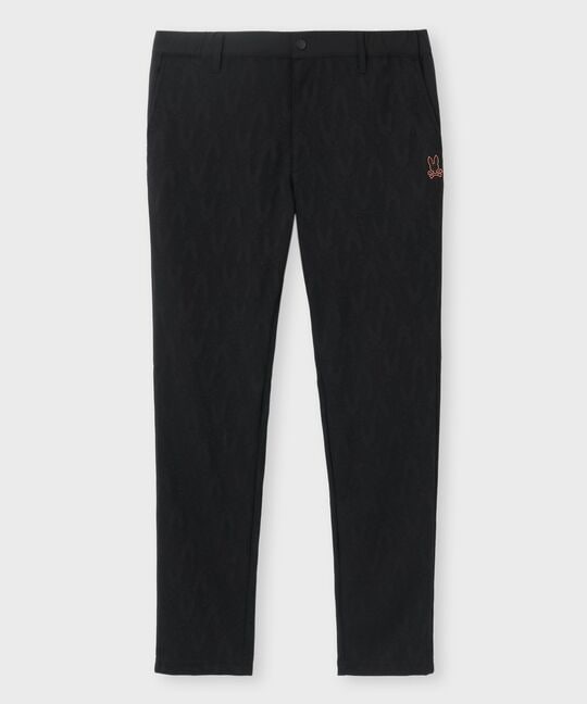 [GOLF]異素材切替 シルエットバニージャガードパンツ