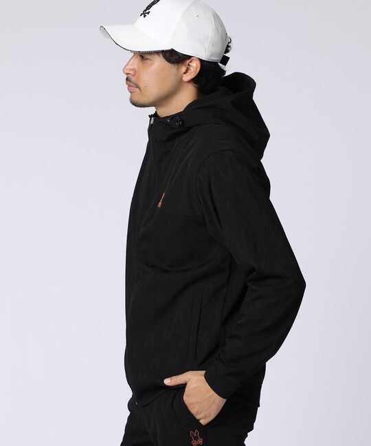 [GOLF]異素材切替 シルエットバニージャガードパーカ