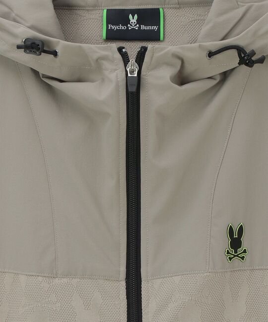 [GOLF]異素材切替 シルエットバニージャガードパーカ