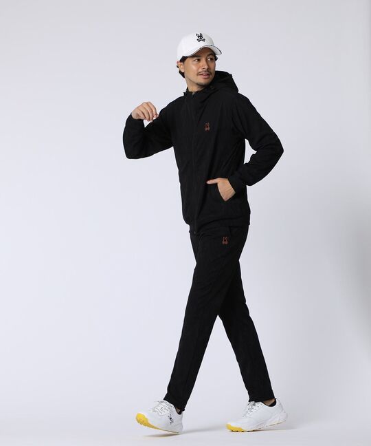 [GOLF]異素材切替 シルエットバニージャガードパーカ