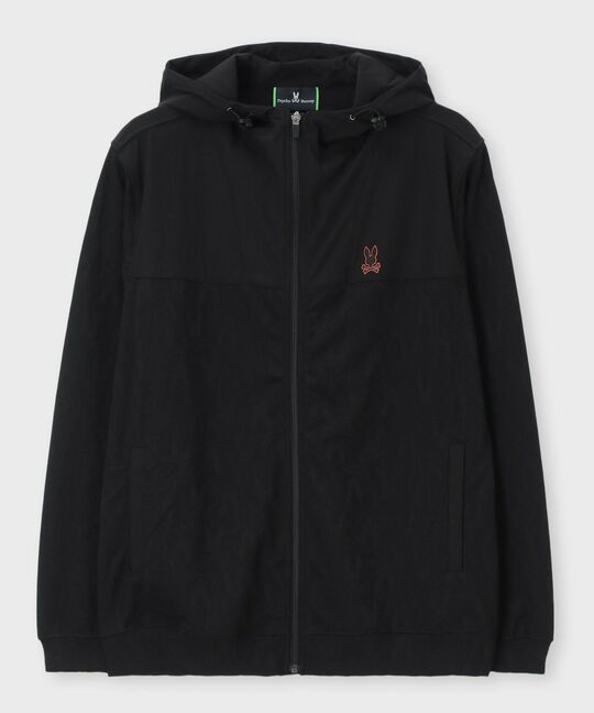 [GOLF]異素材切替 シルエットバニージャガードパーカ