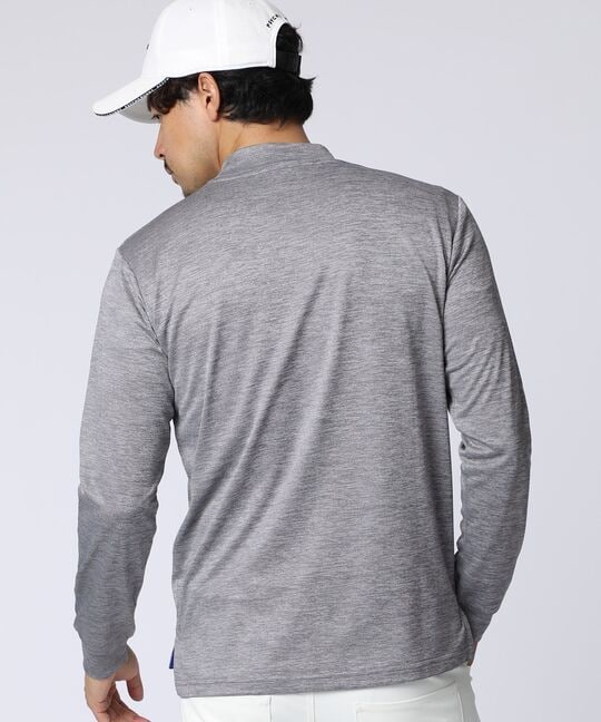 [GOLF]アームロゴ シルエットバニーモックネックTシャツ