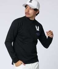 [GOLF]アームロゴ ポケットバニーモックネックTシャツ
