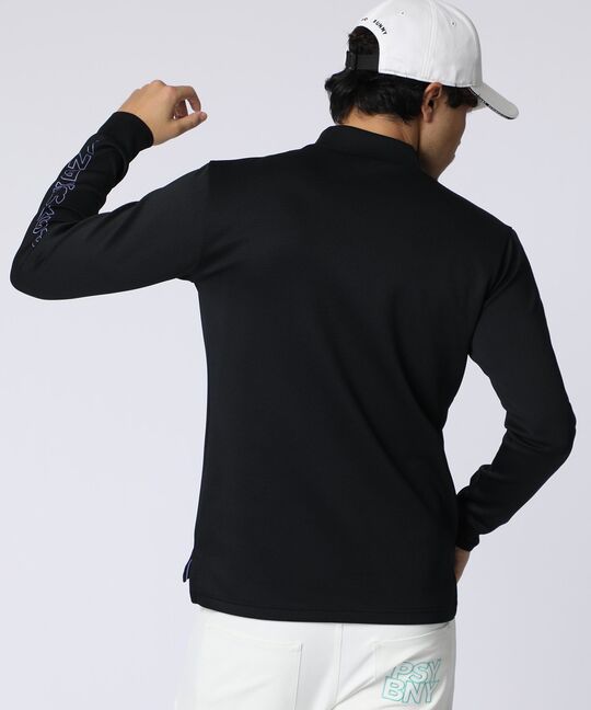 [GOLF]アームロゴ ポケットバニーモックネックTシャツ