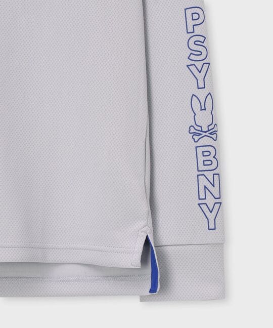 [GOLF]アームロゴ ポケットバニーモックネックTシャツ