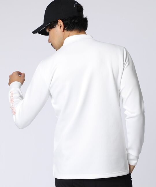 [GOLF]アームロゴ ポケットバニーモックネックTシャツ