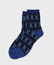 [GOLF]シルエットBUNNY ミドルソックス