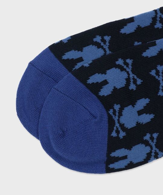 [GOLF]シルエットBUNNY ミドルソックス